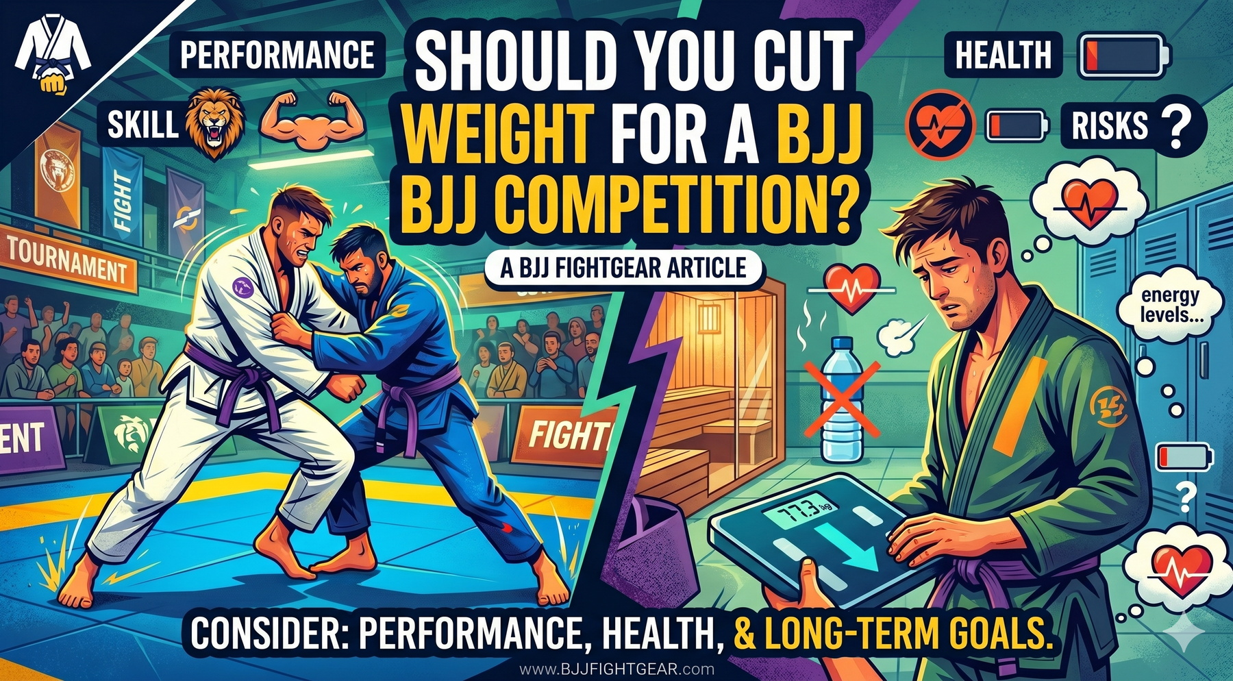 Should You Cut Weight for a BJJ Competition? Answers to the Most Common Questions
