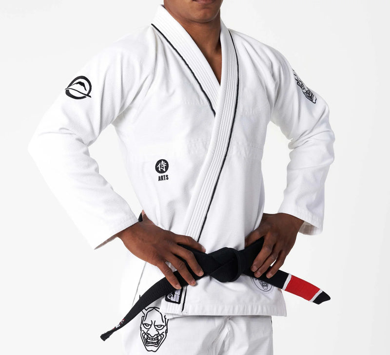 FUJI Suparaito BJJ Gi Dark Arts Edition White