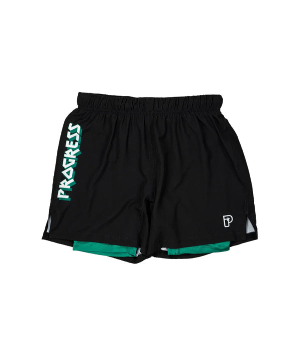 Progress Bengal Hybrid Shorts - Green