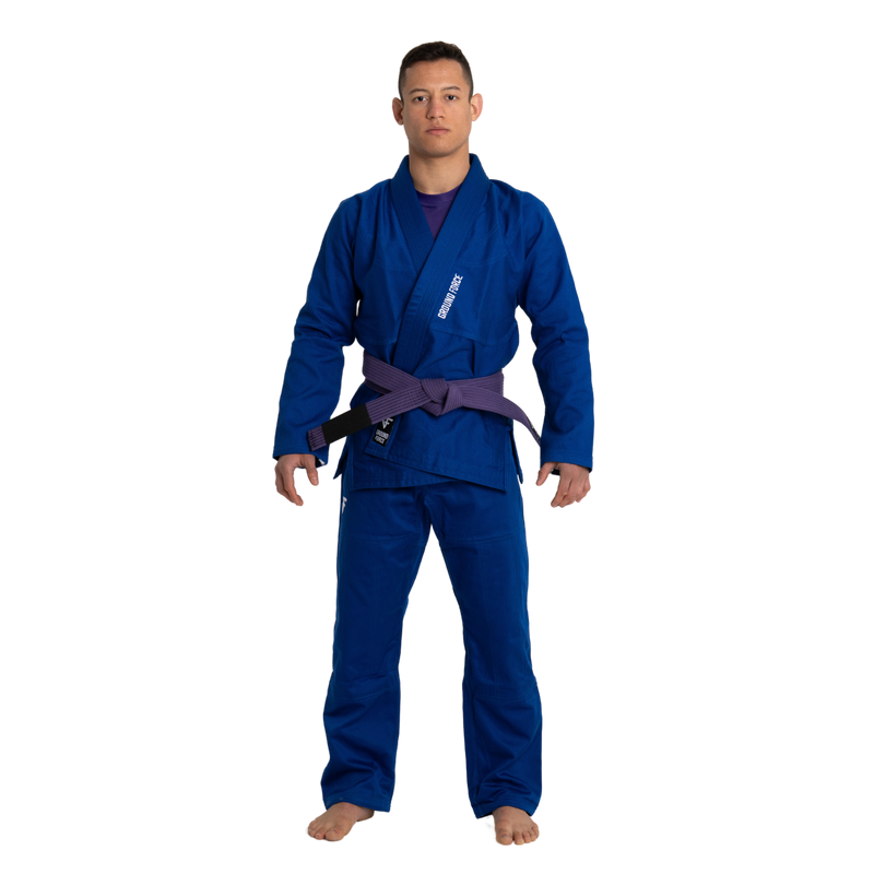 Basic BJJ Gi blue model front