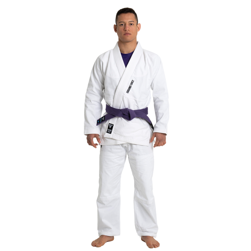 Basic BJJ Gi white - model view 1