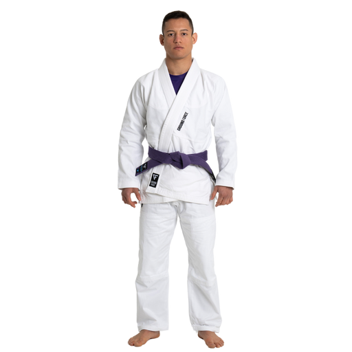 Basic BJJ Gi white - model view 1
