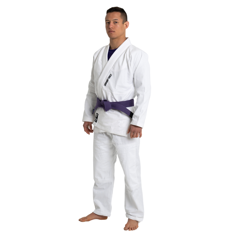 Basic BJJ Gi white - model view 2