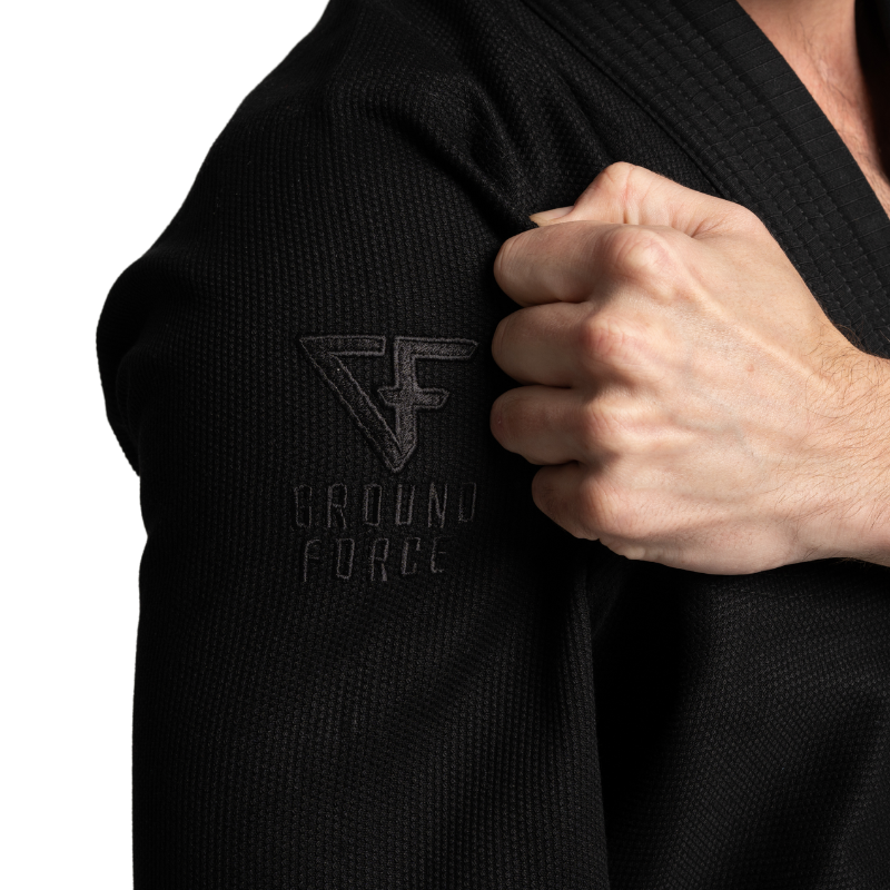Ground Force Lightweight Gi V2 - Noir sur noir