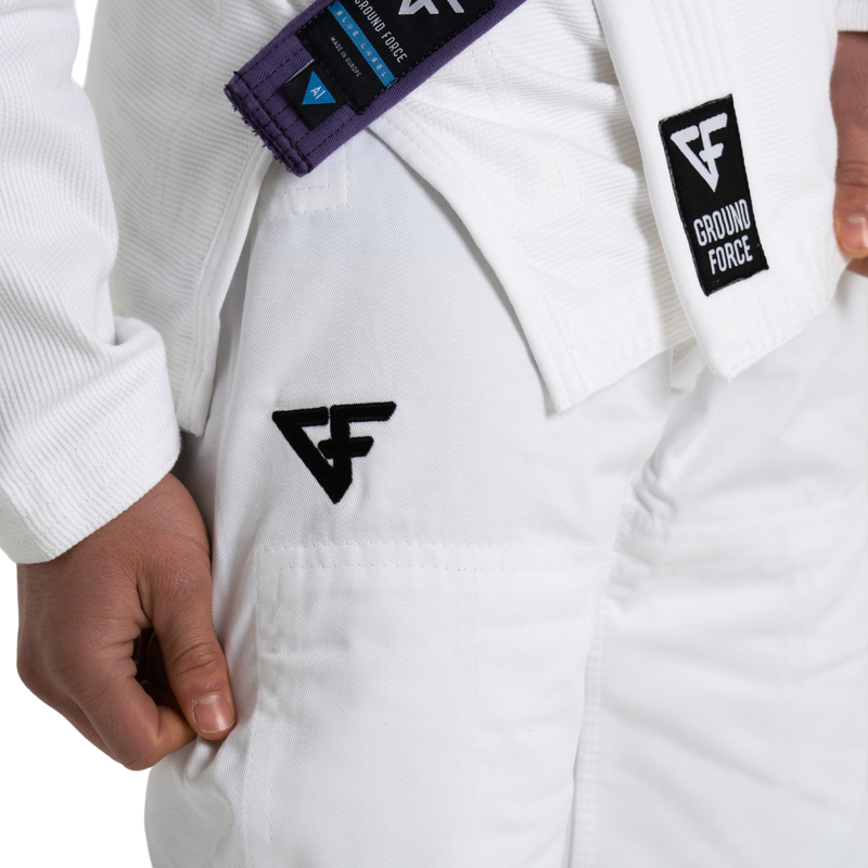 Basic BJJ Gi white - model view 6