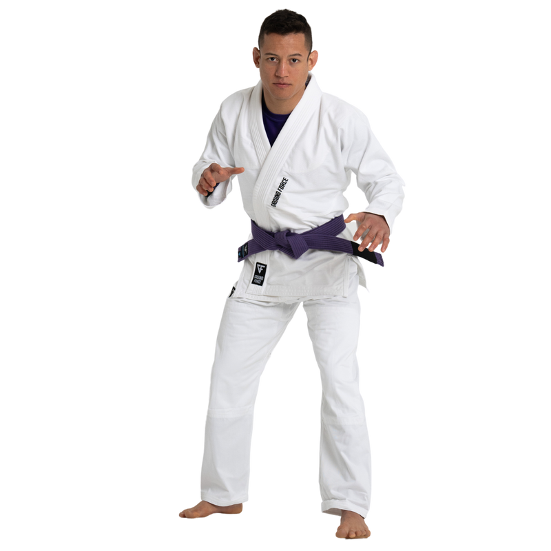 Basic BJJ Gi white - model view 7