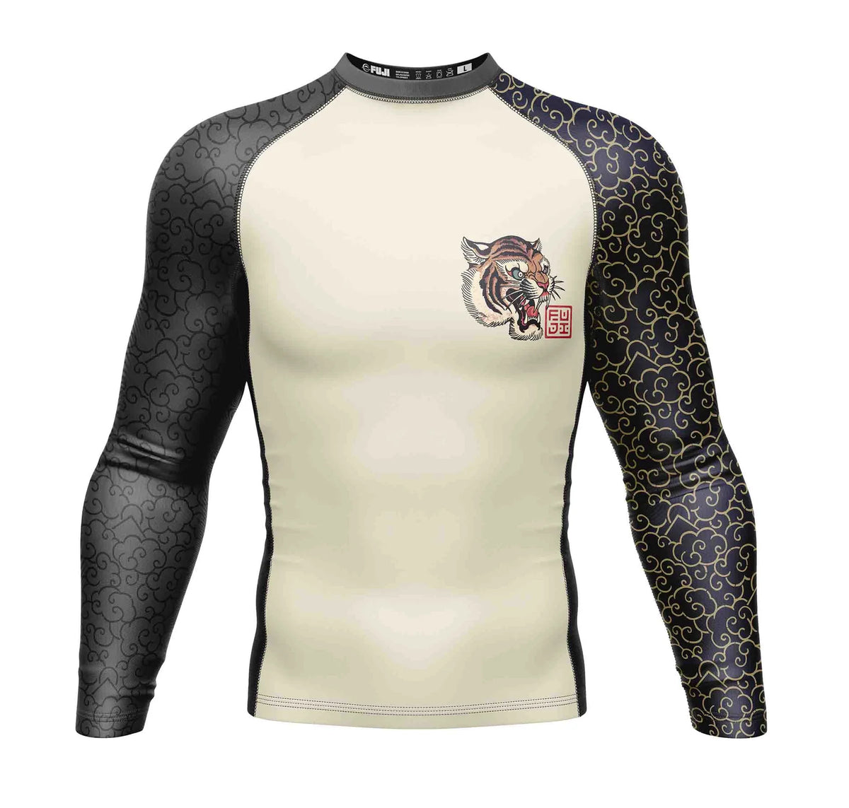 Fuji Sports Tora Flex Lite Long Sleeve Rashguard — BJJ Fightgear