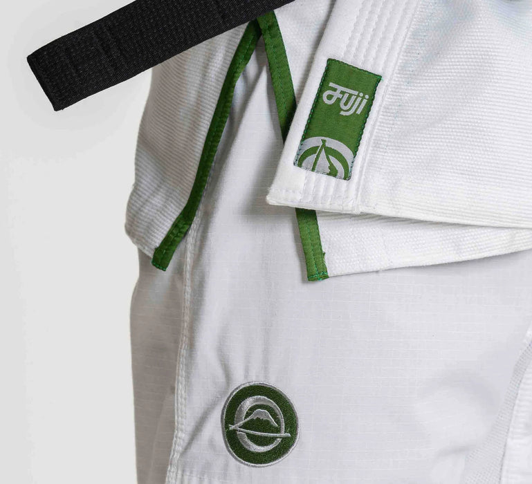 Fuji Sports Flow-Tech BJJ Gi White/Green