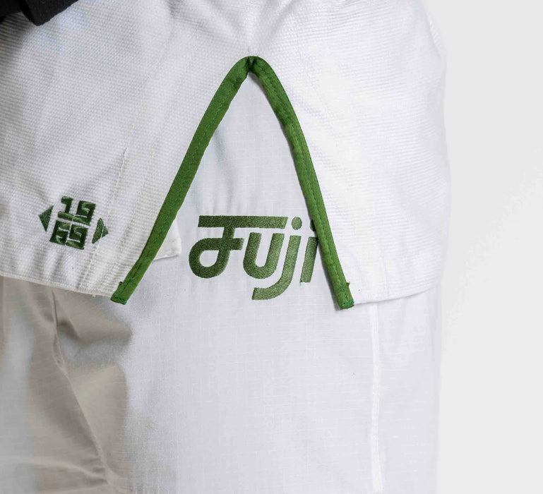 Fuji Sports Flow-Tech BJJ Gi White/Green