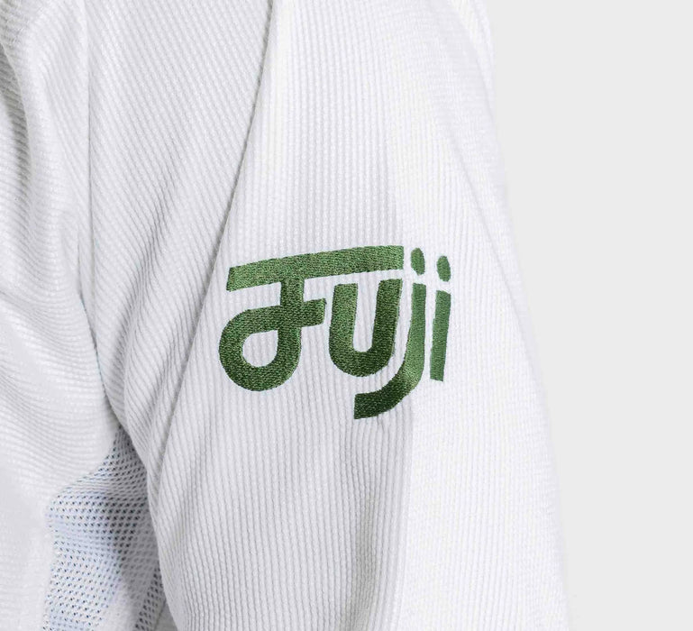 Fuji Sports Flow-Tech BJJ Gi White/Green