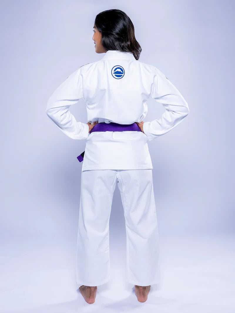 Fuji Sports womens Baseline 2.0 BJJ GI - White Navy