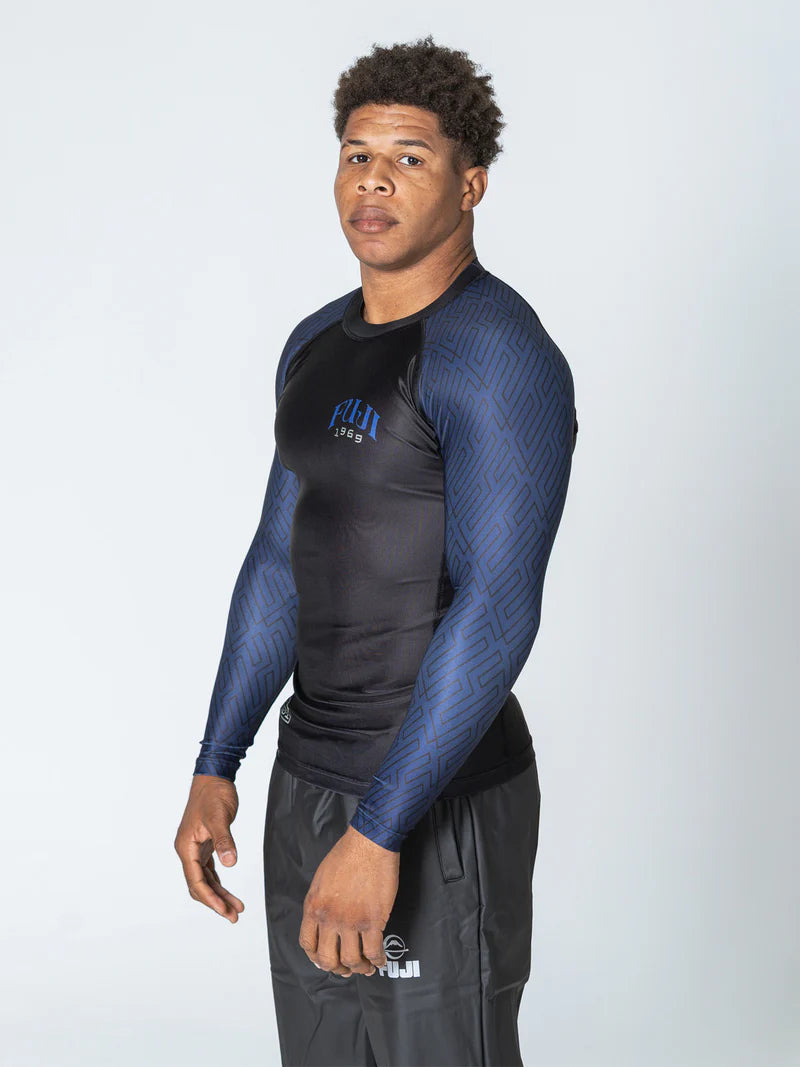 Fuji Sports Oni Samurai Flex Lite Rashguard Blue