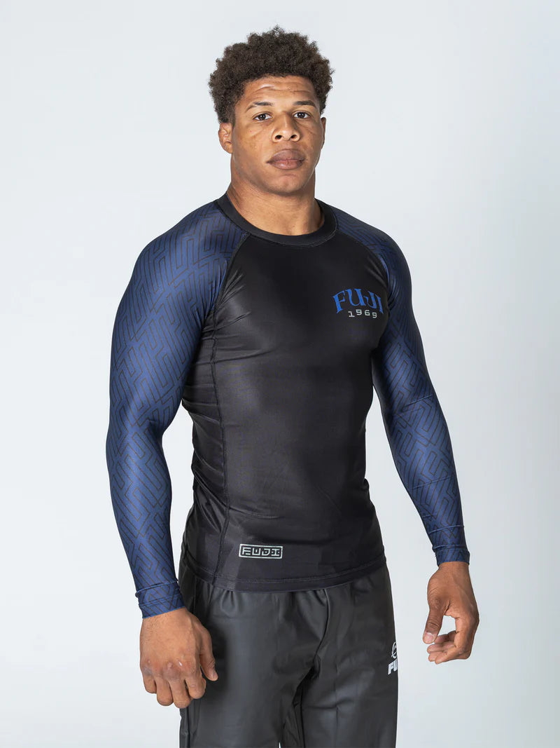 Fuji Sports Oni Samurai Flex Lite Rashguard Blue