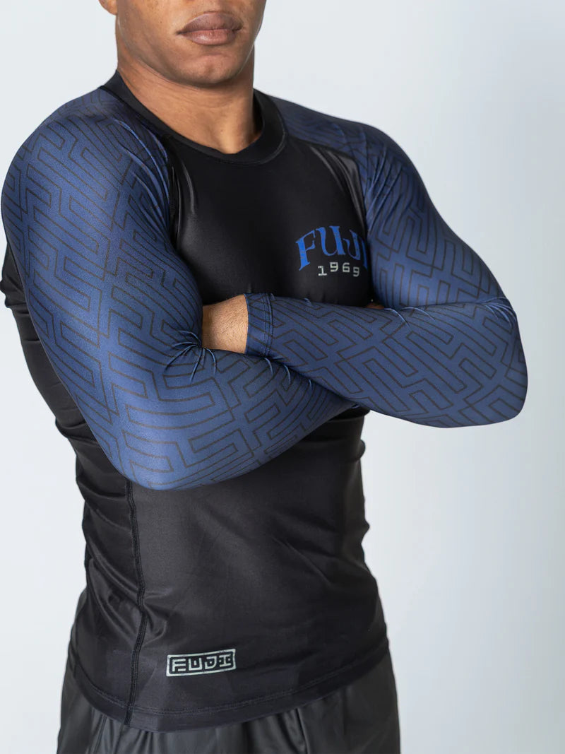Fuji Sports Oni Samurai Flex Lite Rashguard Blue