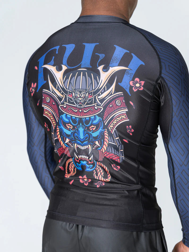 Fuji Sports Oni Samurai Flex Lite Rashguard Blue