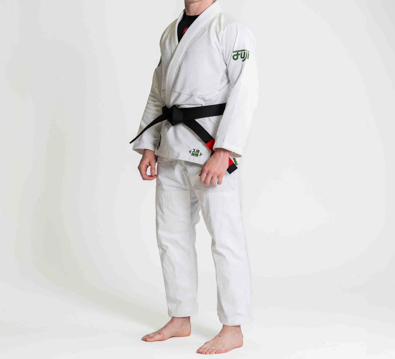 Fuji Sports Flow-Tech BJJ Gi White/Green