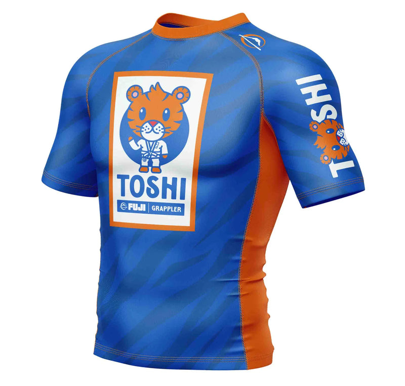 FUJI Toshi Kids Rashguard Blue/Orange