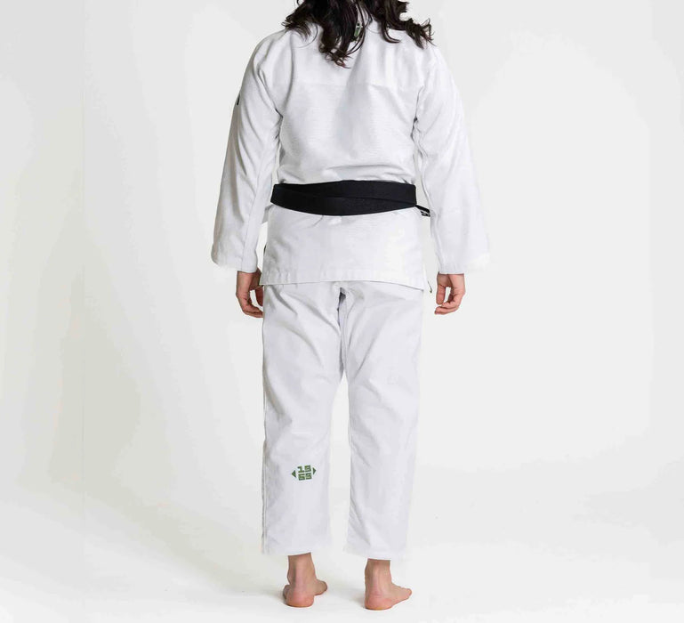 Fuji Sports Womens Flow-Tech BJJ Gi White/Green