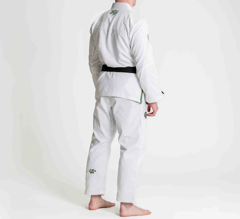 Fuji Sports Flow-Tech BJJ Gi White/Green