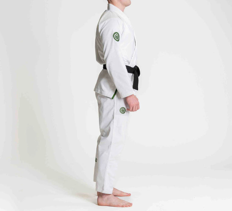 Fuji Sports Flow-Tech BJJ Gi White/Green