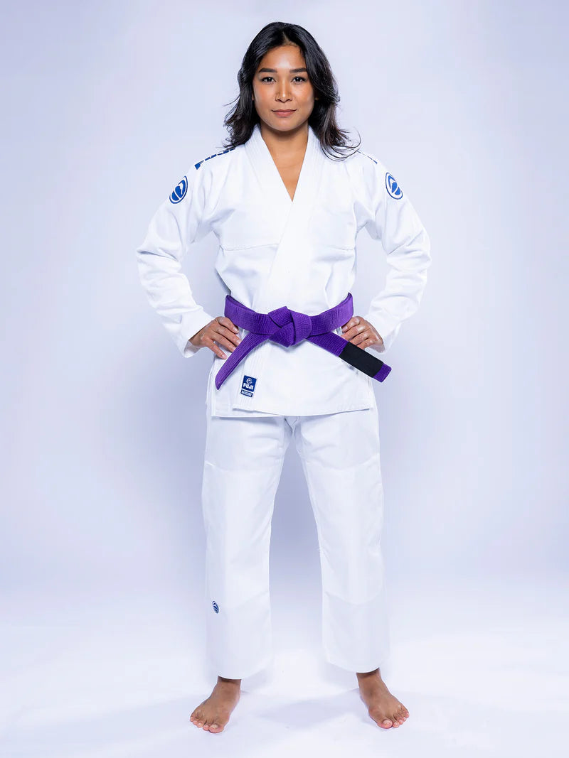 Fuji Sports womens Baseline 2.0 BJJ GI - White Navy