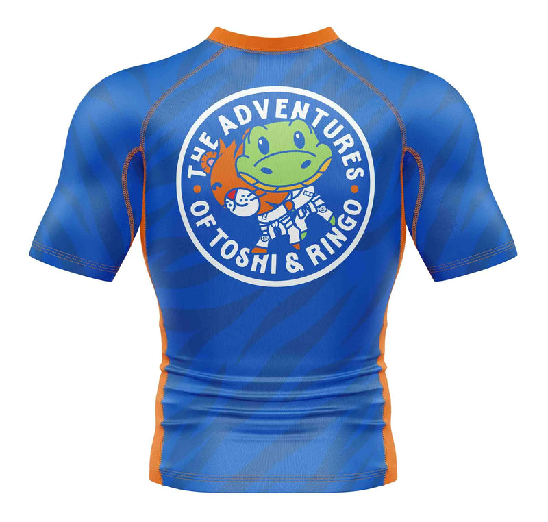 FUJI Toshi Kids Rashguard Blue/Orange