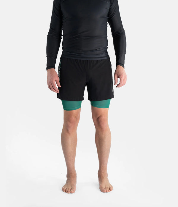 Progress Bengal Hybrid Shorts - Green