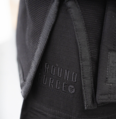 Ground Force Lightweight Gi V2 - Noir sur noir