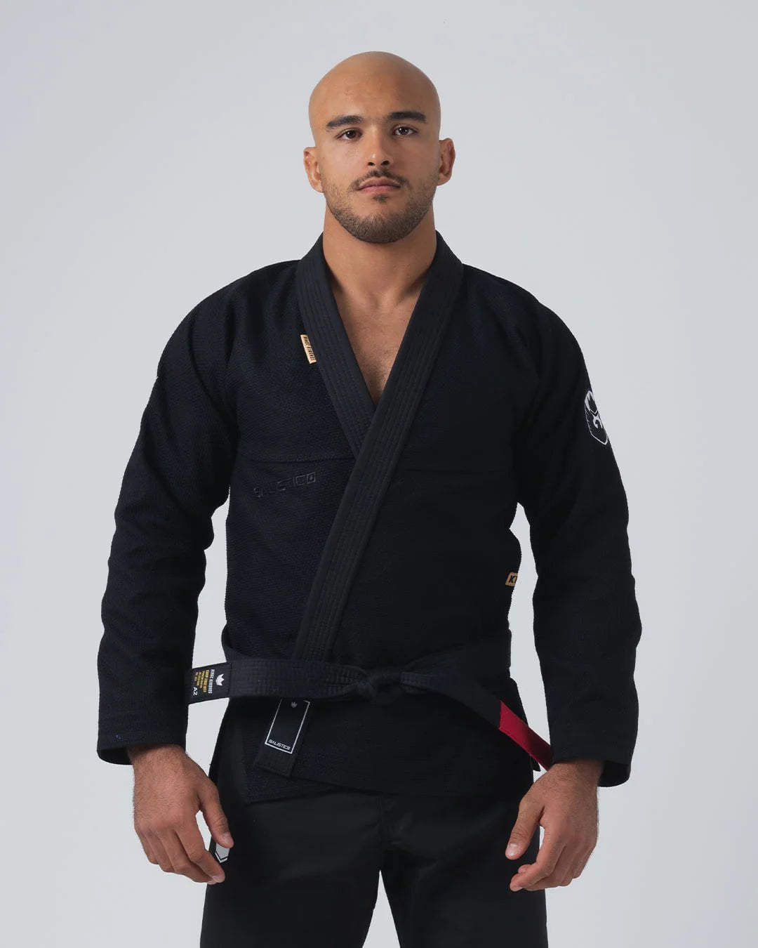 Kimono BJJ Infinity Nero - Gi Per Jiu Jitsu Brasiliano, Unisex, Con Cintura Bianca Inclusa - Foto 6