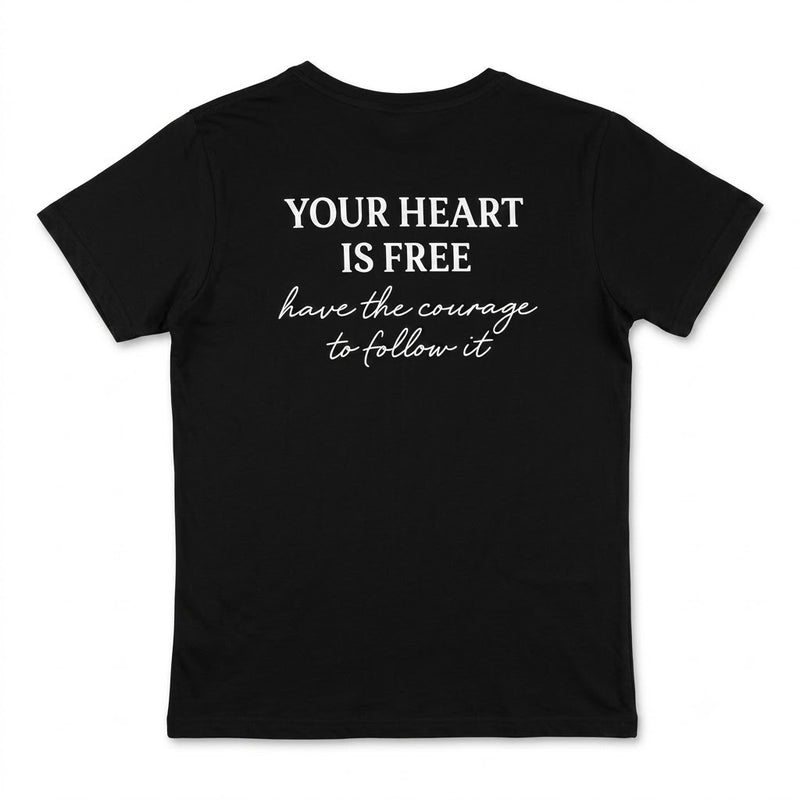 Ground Force Follow Your Heart T-Shirt - Noir