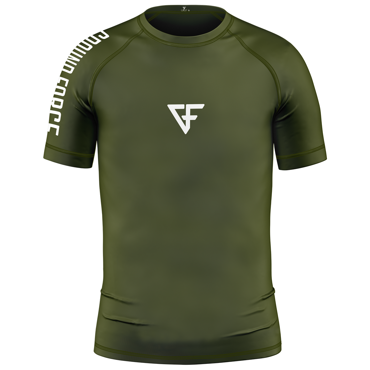 Ground Force Aero Kids Rashguard Military Green — BJJ Fightgear