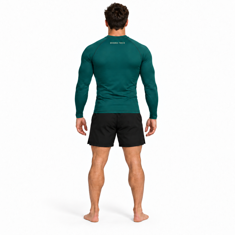 Ground Force Bamboo Rashguard – Long Sleeve – Forest Green