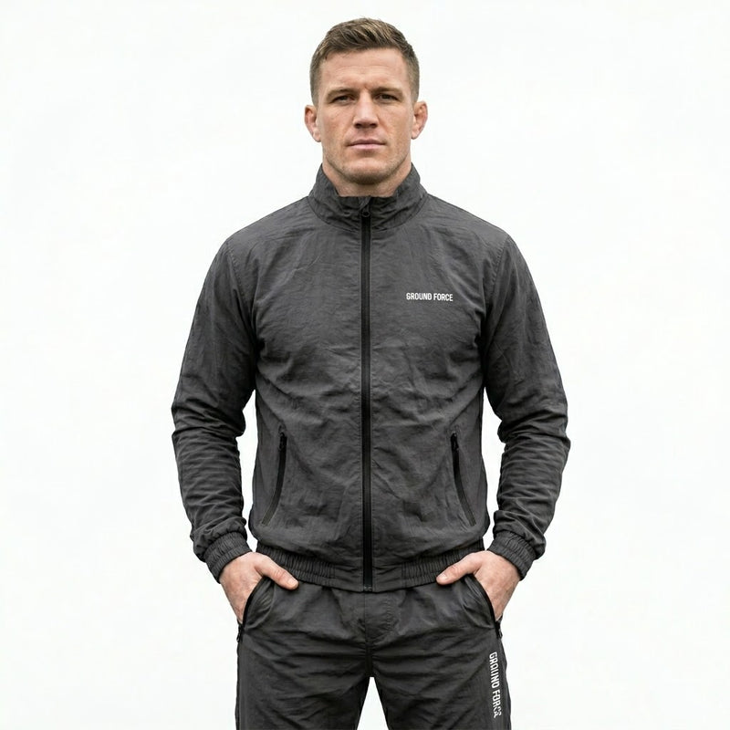 Ground Force Pro Tracksuit - Grey