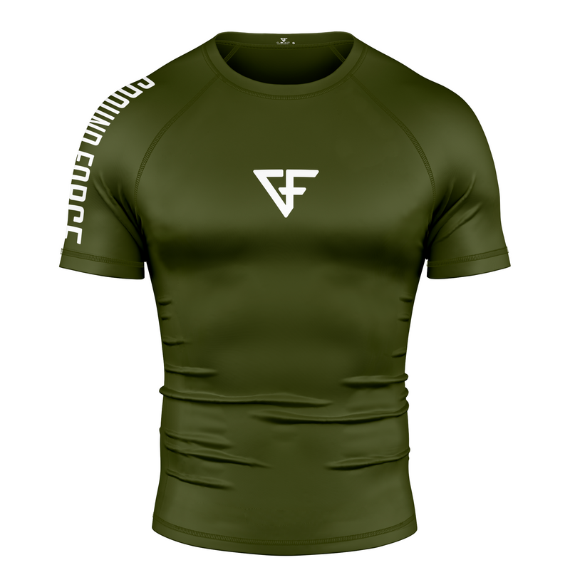 Ground Force Aero Rashguard - Military Green