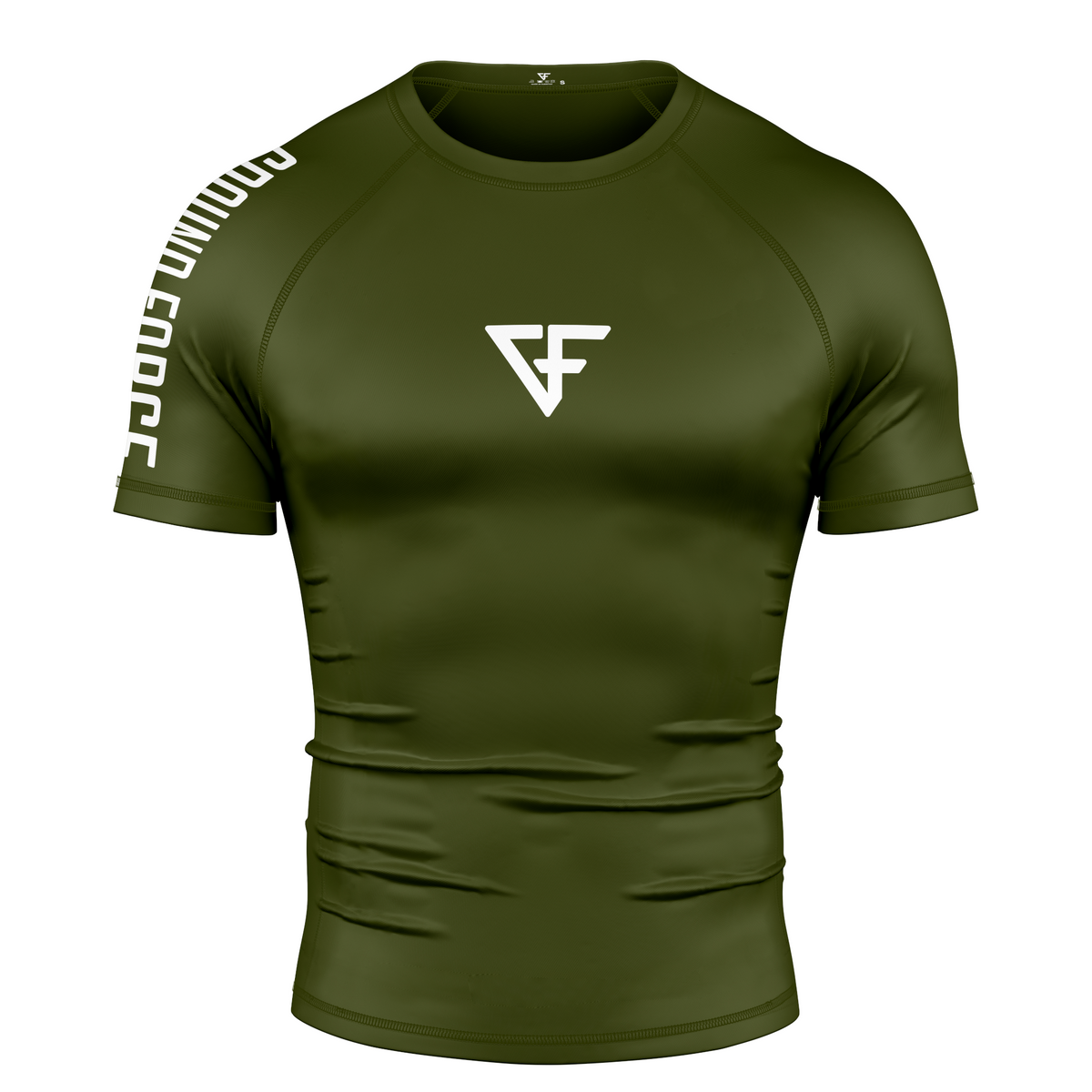 Ground Force Aero Rashguard - Military Green — BJJ Fightgear