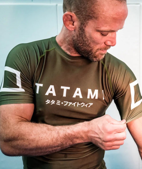 Tatami Katakana Short Sleeve Rash Guard