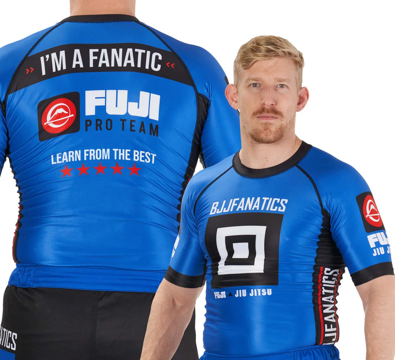 Fuji Sports BJJ Fanatics Rashguard Blue