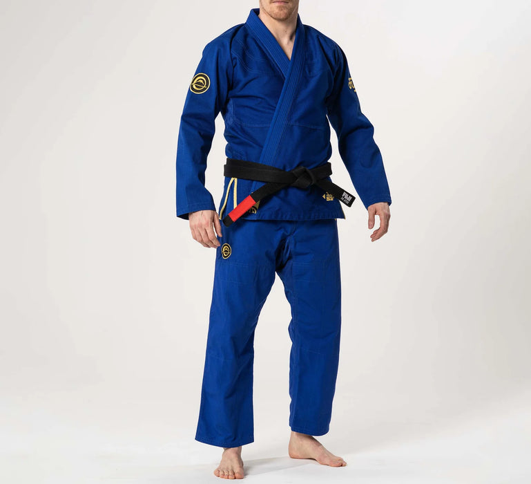 Fuji Sports Flow Tech BJJ Gi Blue - Gold