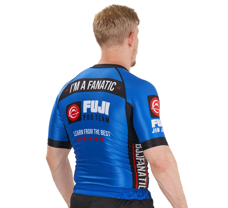Fuji Sports BJJ Fanatics Rashguard Blue