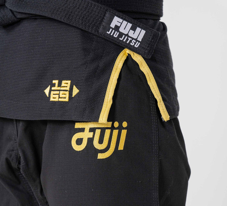 Fuji Sports Womens Flow-Tech BJJ Gi Black/Gold