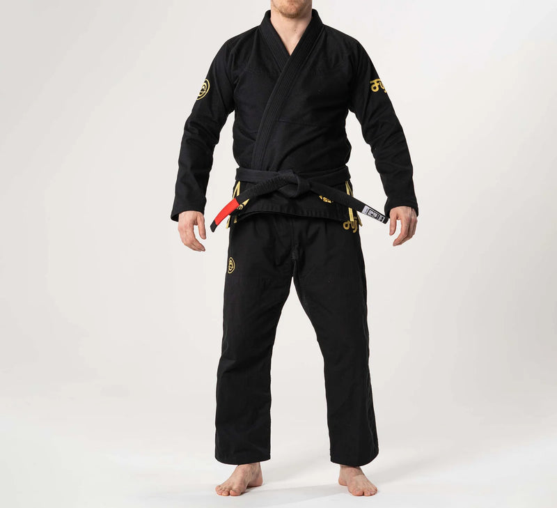 Fuji Sports Flow Tech BJJ Gi Black - Gold