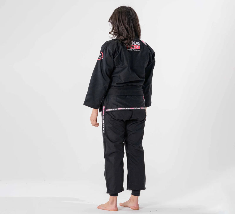 FUJI Sekai 2.0 Womens BJJ Gi Black/Pink
