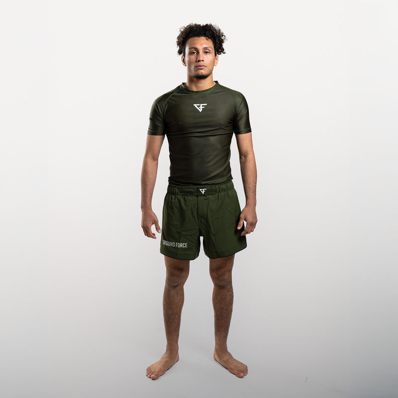 Ground Force Aero Rashguard - Military Green