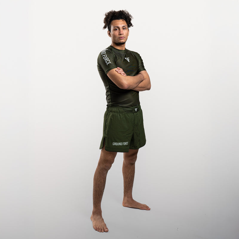 Ground Force Aero Rashguard - Military Green
