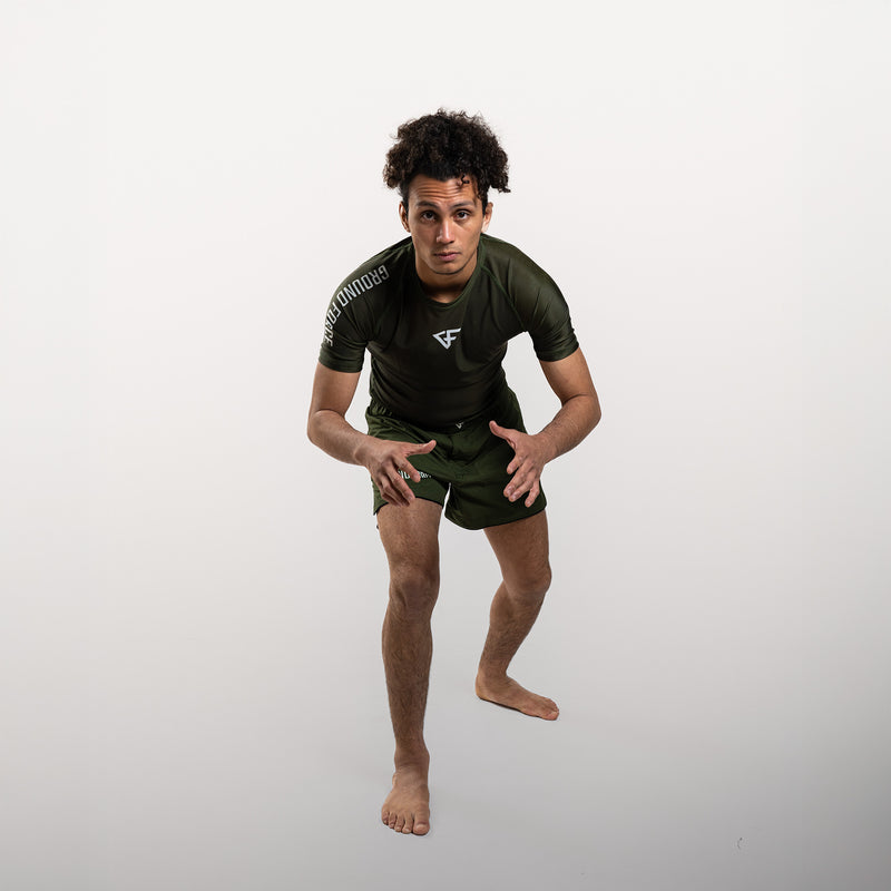 Ground Force Aero Rashguard - Military Green