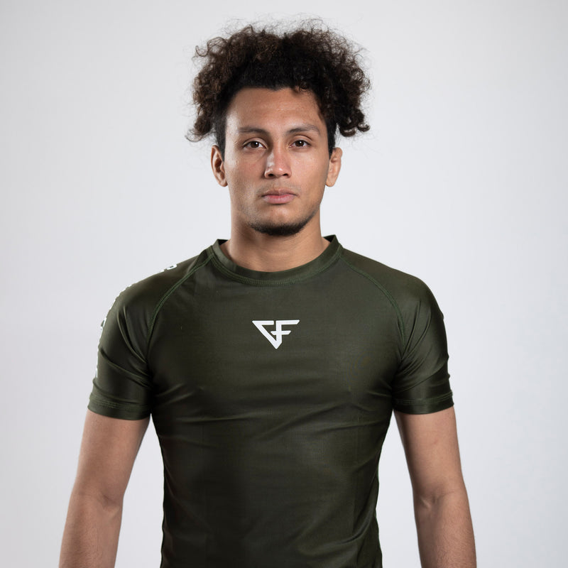 Ground Force Aero Rashguard - Military Green