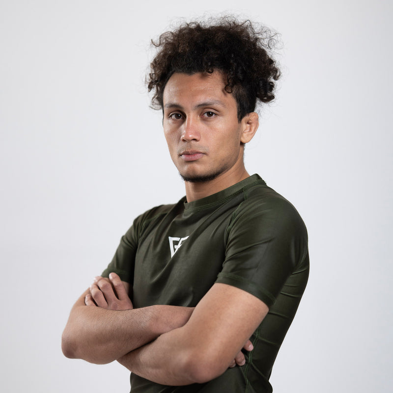 Ground Force Aero Rashguard - Military Green