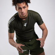 Ground Force Aero Rashguard - Military Green