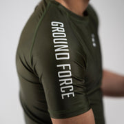 Ground Force Aero Rashguard - Military Green
