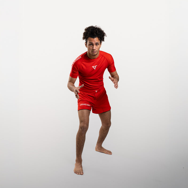 Ground Force Aero Rashguard - Red